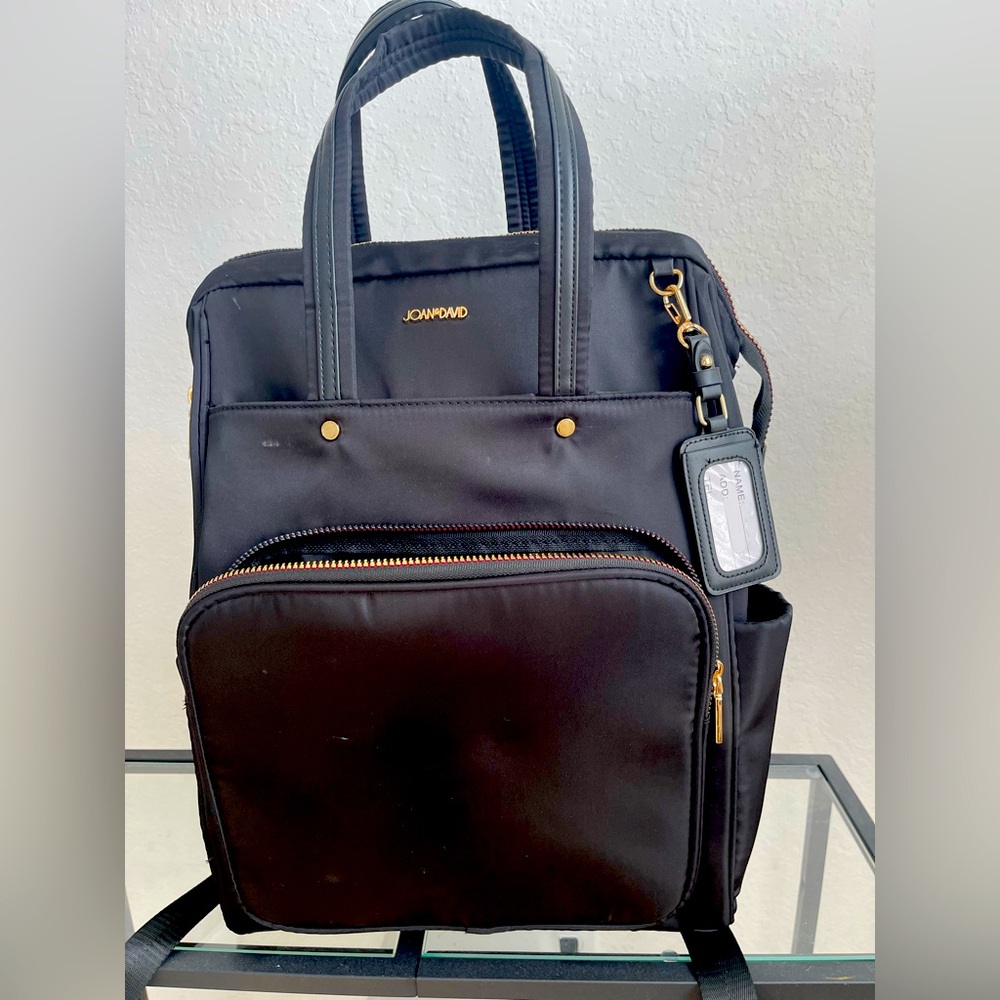 Joan & David 18” Travel Work Black Backpack